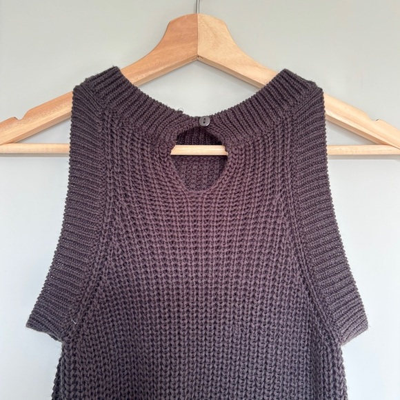 Vintage‎ Wet Seal Women's Size Small Halter Top Knitted Indie Y2K Festival Black - Picture 5 of 8